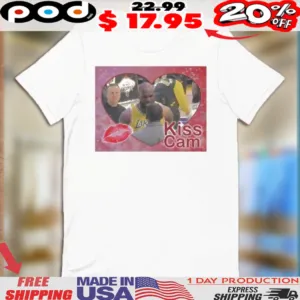 Lebron James Los Angeles Lakers Kiss Cam Heart Shirt