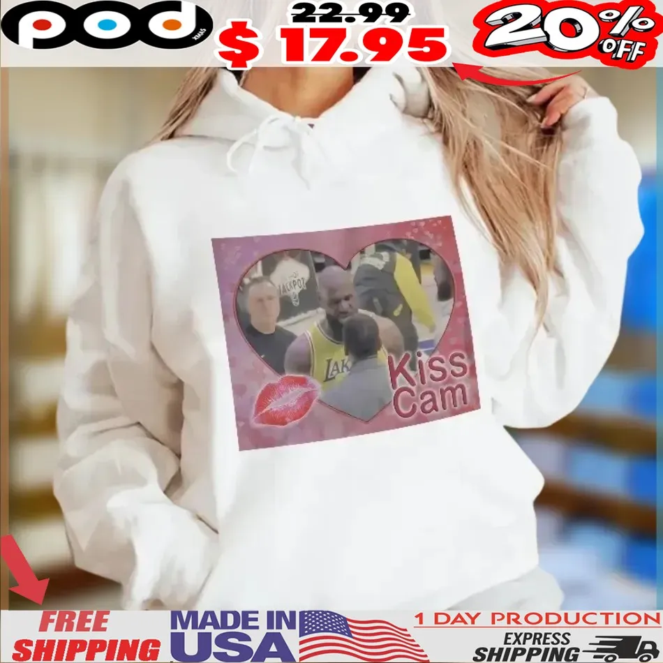 Lebron James Stephen A Smith Kiss Cam Shirt