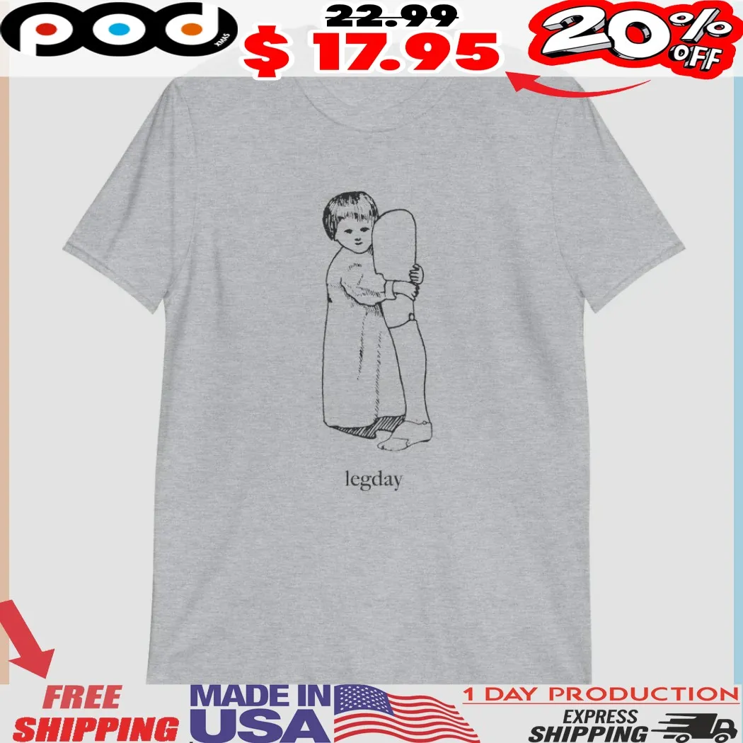 Leg Day Horror Graphic Shirt