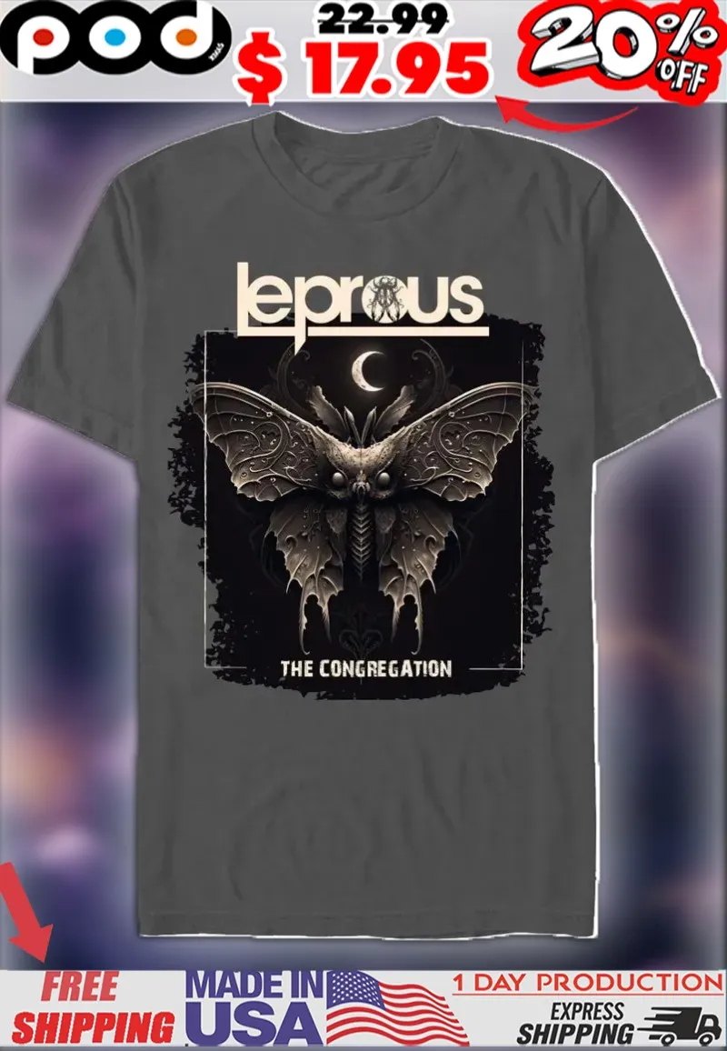 Leprous The Congregation The Black Moth Horror Shirt