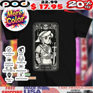Link The Legend of Zelda the new tarot hero vintage shirt
