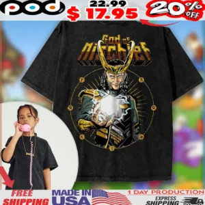 Loki God Of Mischief Marvel Comics For Kids Vintage Shirt