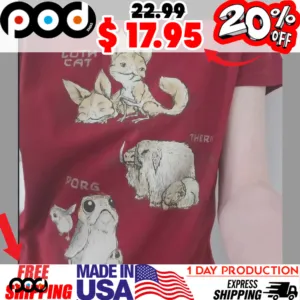 Loth Cat Therii Porg shirt