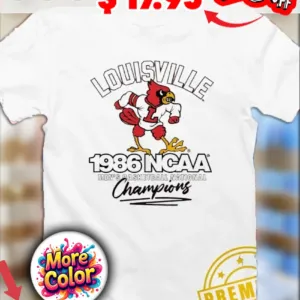 Louisville Cardinals 1986 NCAA Men’s Basketball National Champions Mascot shirt