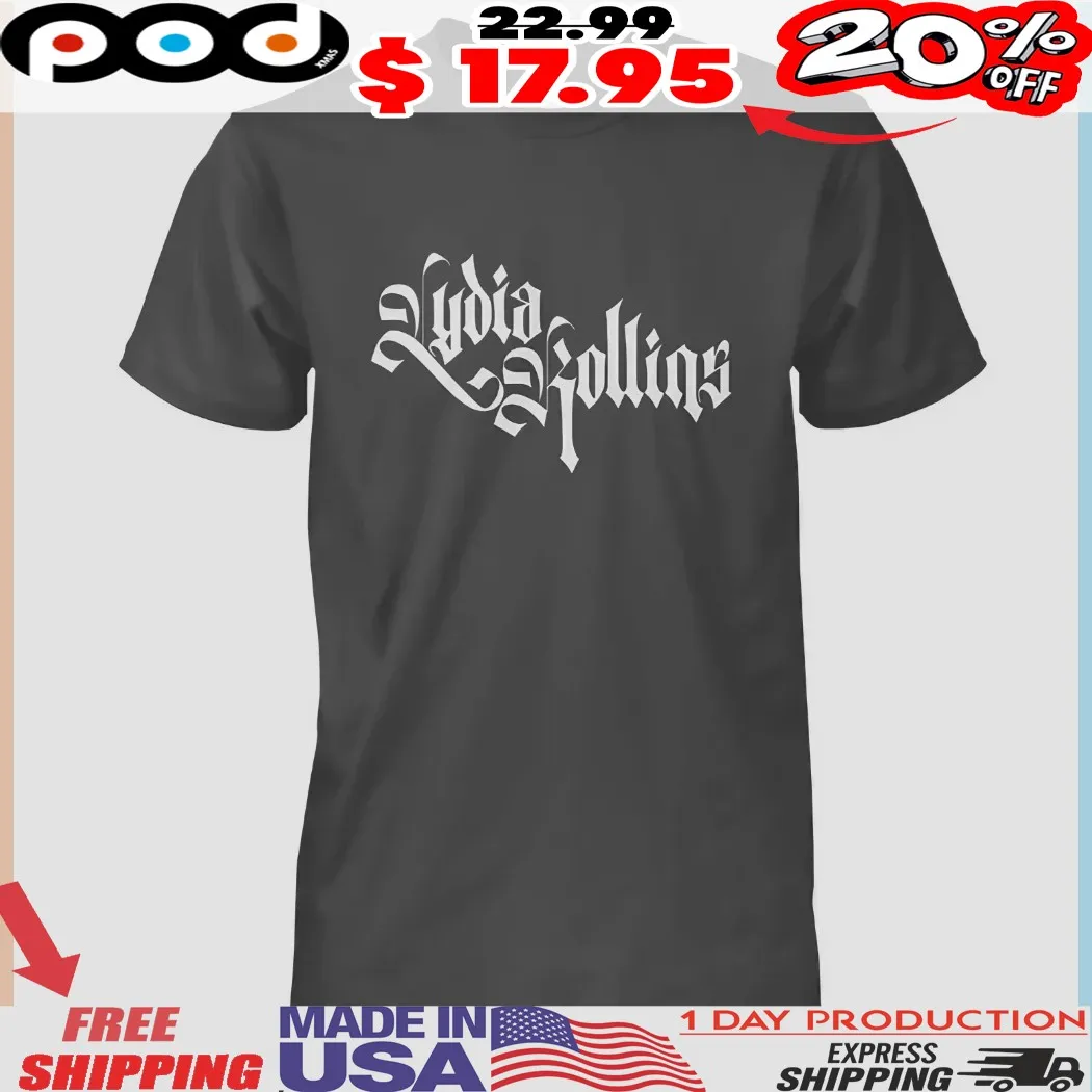 Lydia Kollins Old English Font Trendy Minimalist Shirt Lydia Kollins Old English Font Trendy Minimalist Shirt