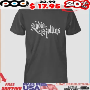 Lydia Kollins Old English Font Trendy Minimalist Shirt