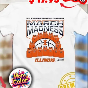 March Madness Illinois Fighting Illini 2025 NCAA Women’s Basketball Championship jerseys shirt