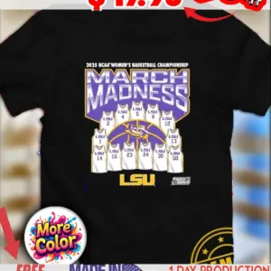March Madness LSU Tigers 2025 NCAA Women’s Basketball Championship Mascot shirt