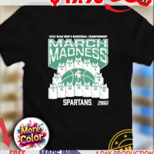 March Madness Michigan State Spartans 2025 NCAA Men’s Basketball Championship jerseys vintage style shirt