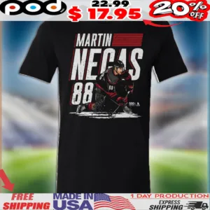 Martin Necas 88 Carolina Hurricanes Player Name Hockey Shirt