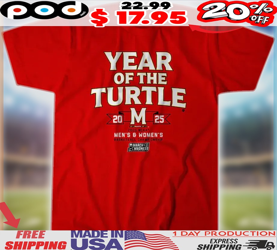 Maryland Terrapins Basketball Year Of The Turtle 2025 Men's & Women's Basketball Championship Shirt