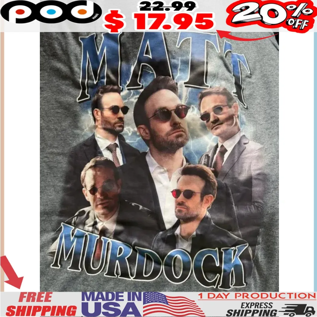 Matt Murdock Collage Graphic Vintage shirt