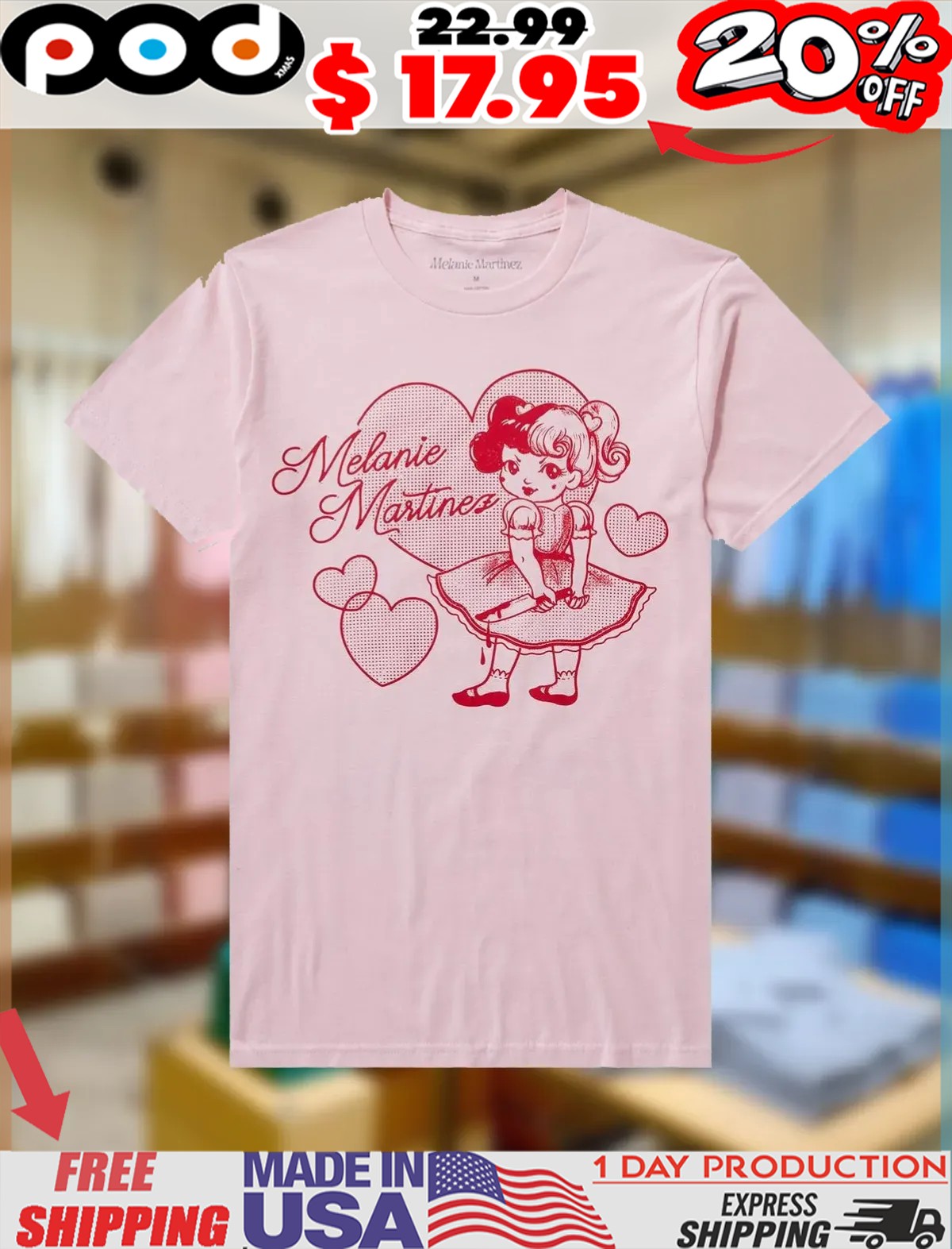 Melanie Martinez All Fun & Games Cute Shirt Melanie Martinez All Fun & Games Cute Shirt