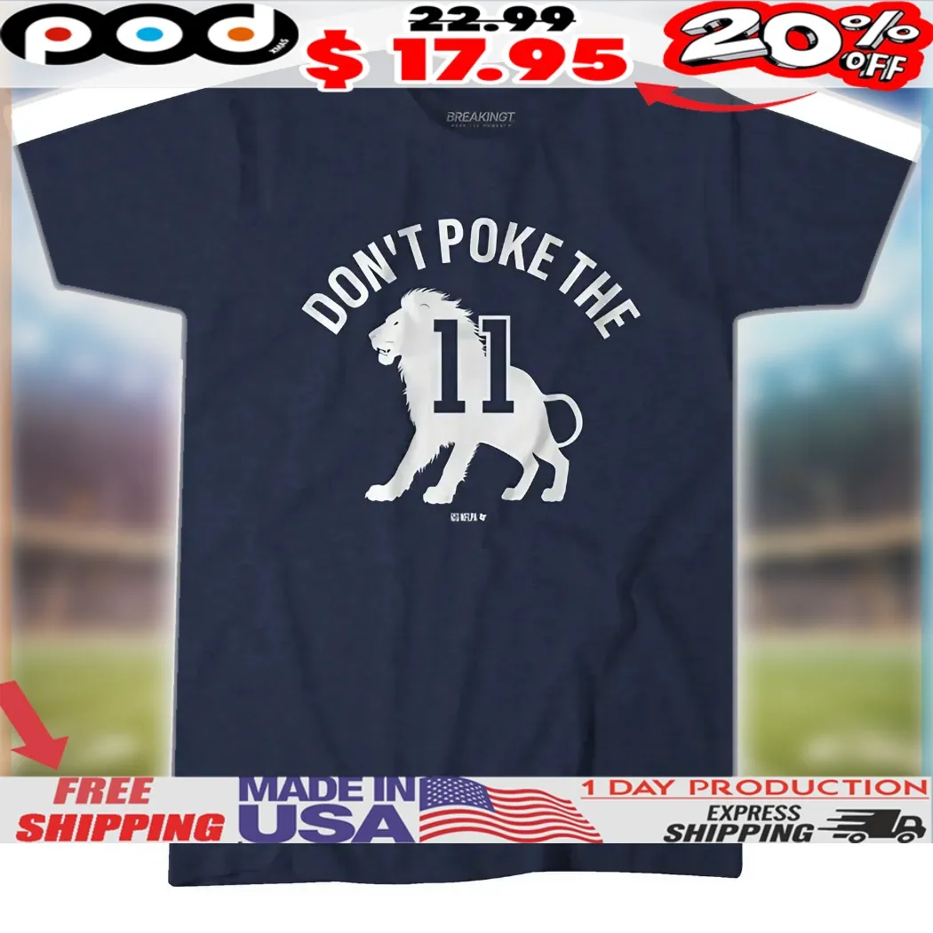 Micah Parsons Dallas Cowboys Don't Poke the Lion NFL Shirt