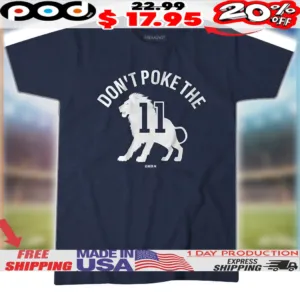 Micah Parsons Dallas Cowboys Don't Poke the Lion NFL Shirt