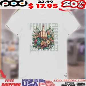 Middle Finger Floral Shirt