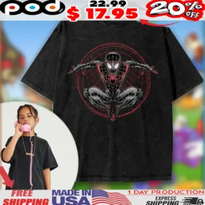 Miles Morales Spider-Man Marvel Comics For Kids Vintage Shirt