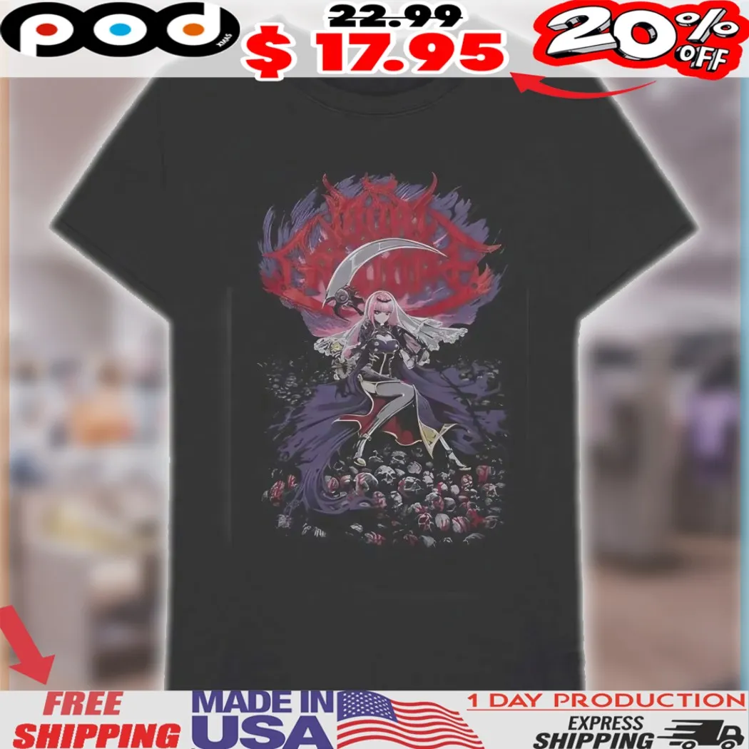 Mori Calliope Metalcropolis Horror Anime Shirt Mori Calliope Metalcropolis Horror Anime Shirt