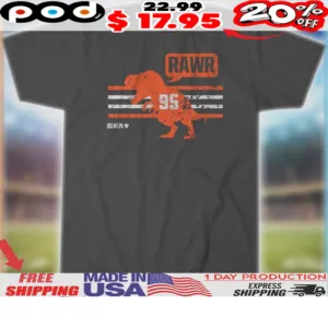 Myles Garrett Rawr Dinosaurs Shirt
