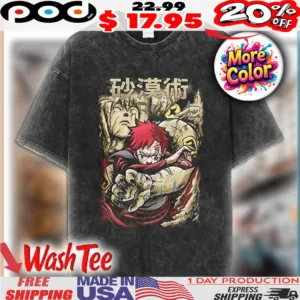 Naruto Gaara of the Desert Anime Shirt