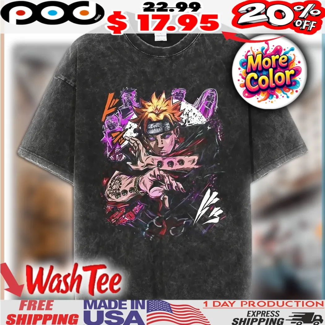 Naruto Pain Pose Anime Shirt