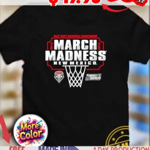 New Mexico Lobos March Madness 2025 NCAA Men’s Basketball Championship logo shirt