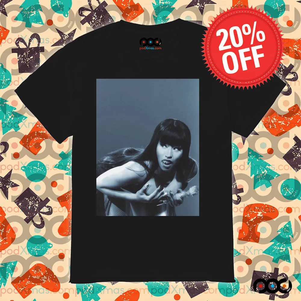 Nicki Minaj Sexy Moment On the Stage Down in the DM Shirt