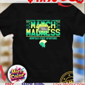 Norfolk State Spartans March Madness 2025 NCAA Division I Women’s Basketball Championship Logo Shirt