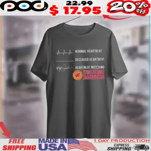 Normal heartbeat deceased heartbeat watching Wisconsin Badgers basketball Shirt