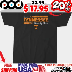 On A Tennessee Saturday Night Tennessee Volunteer Logo Shirt