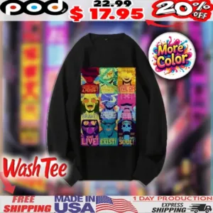 One Piece Action Figures Wanted Poster Shirt