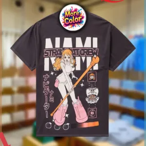 One Piece Nami Egghead Island Anime Shirt