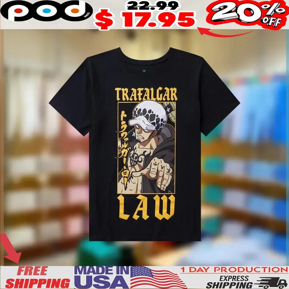 One Piece Trafalgar Law Portrait Anime Shirt