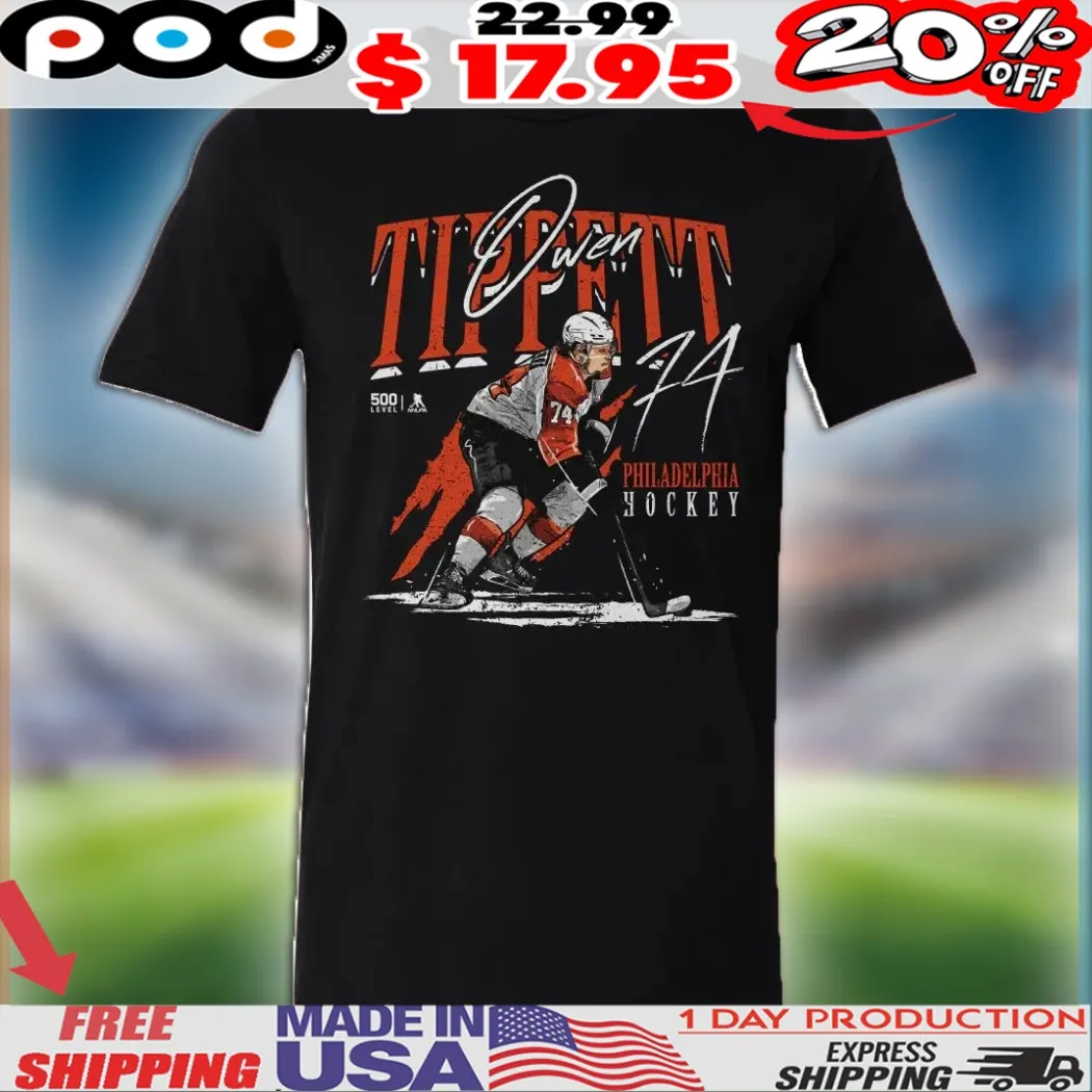 Owen Tippett Philadelphia Flyers Hockey Player Name Shirt