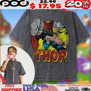 The Mighty Thor Marvel Comics For Kids Shirt