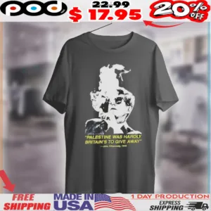 Palestine was Hardly Britain’s to give away John F Kennedy 1939 smoking shirt