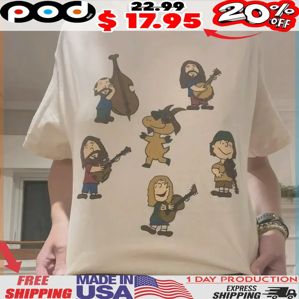 Peanuts x Billy Strings Vintage Music Band Peanuts Fan Art Shirt