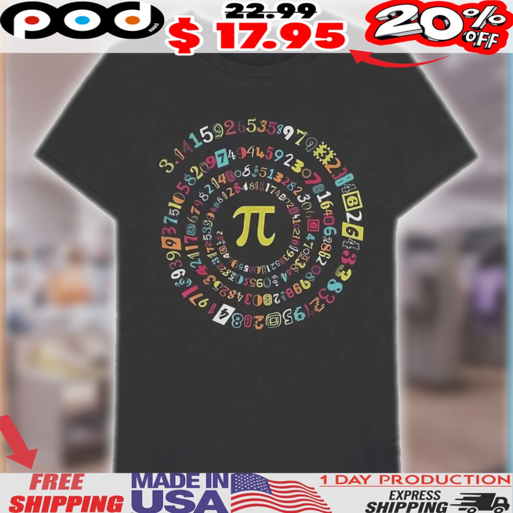 Pi Day Happy Pi Day Math Lover Gift For Math Teacher Color Shirt