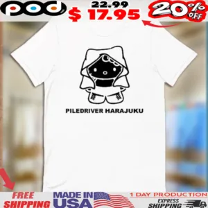 Piledriver Harajuku Hello Kitty Shirt