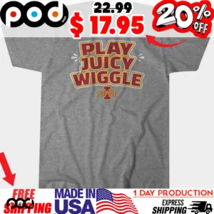 Play Juicy Wiggle Iowa State Cyclones Logo shirt