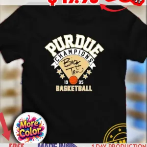 Purdue Boilermakers 1995 Big Ten Champions Basketball Sport Fan Shirt