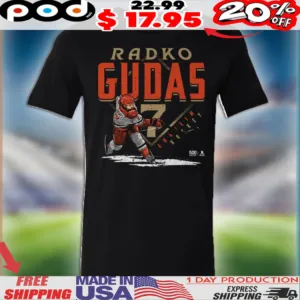 Radko Gudas Anaheim Ducks Player Name Hockey Shirt