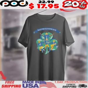 Rally For Old Notre Dame Football Clover Shirt
