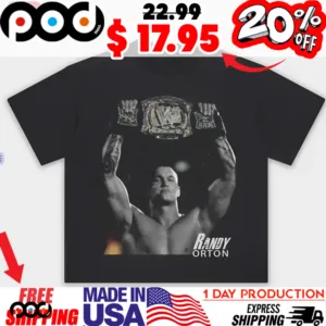 Randy Orton Wwe Champion Men'scelebrate victory vintage Shirt