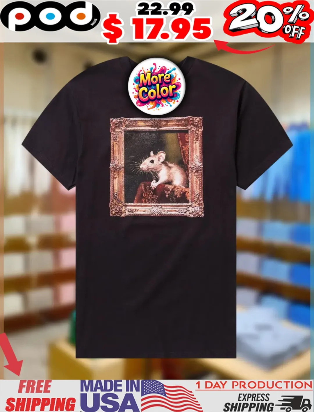 Rat Frame Vintage Shirt