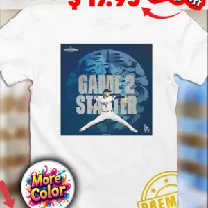 Roki Sasaki Los Angeles Dodgers 2025 Game 2 Starters MLB World Tour Tokyo Series LA shirt