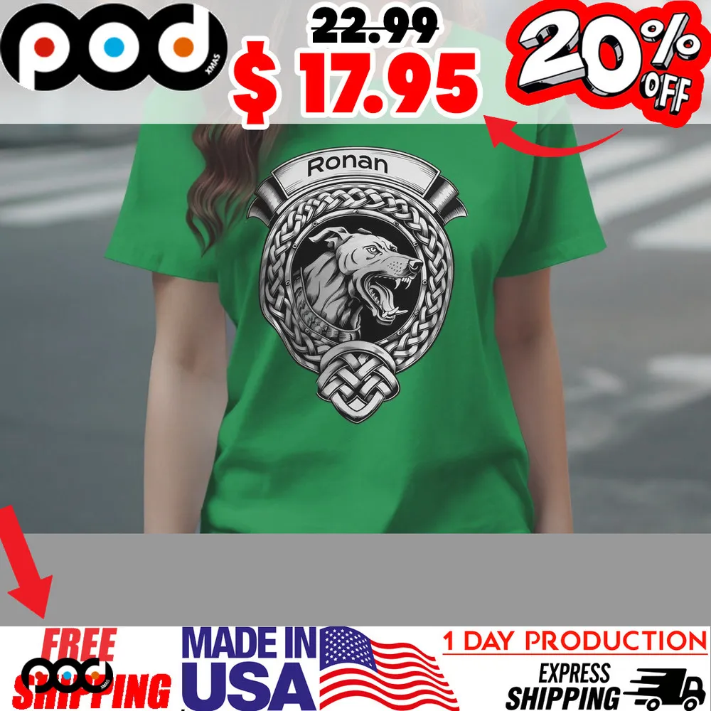 Ronan Fierce Beast Celtic Knot Beast Head Shirt