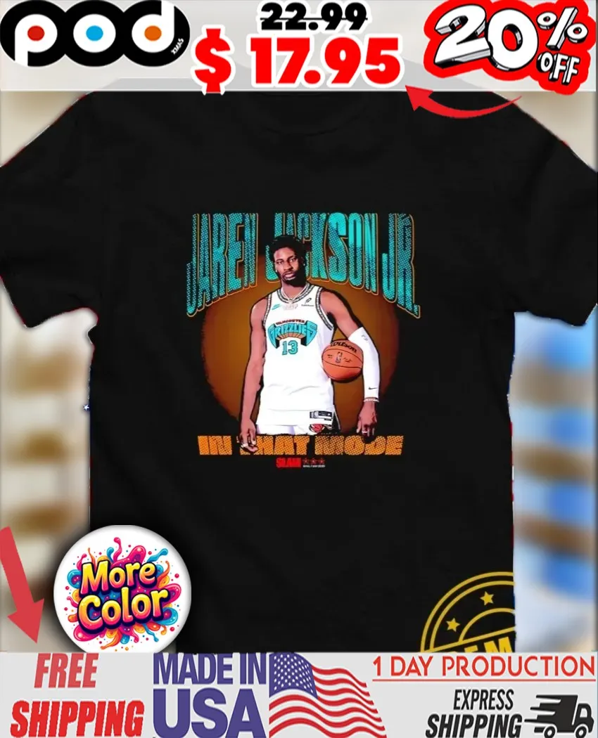 SLAM Jaren Jackson Jr in that mode pose shirt