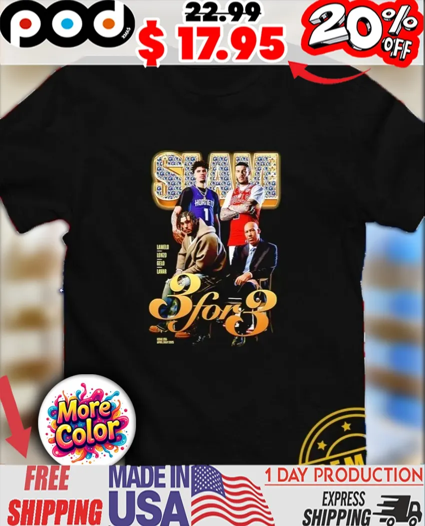 SLAM Lamelo Lonzo Gelo Lavar 3 up 3 shirt