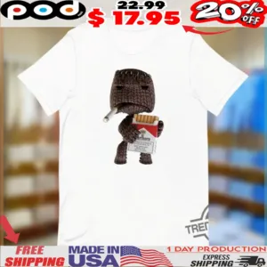 Sackboy Smoking Marlboro Shirt